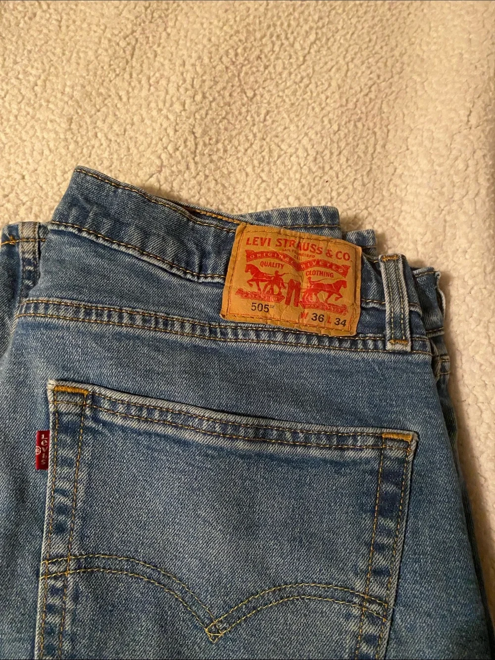 Levi's Men's Straight Light Blue Denim Jeans